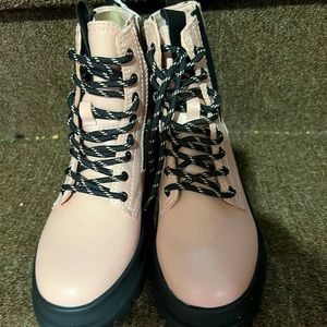 Zara boots, light pink. Brand new.